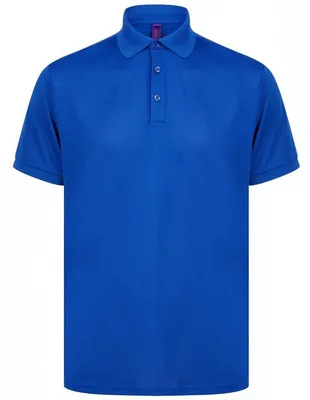 Produktbild von Henbury - Poloshirt für Herren, Recyceltes Polyester LT5001 (M) (Königsblau)