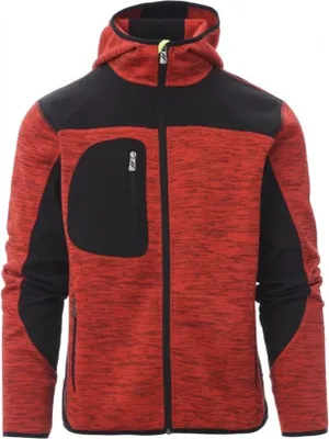 Produktbild von Softshelljacke Zweifarbig "TRIP" - Payper Rot/Schwarz-Fluogelb 4XL