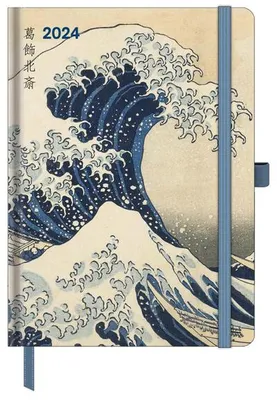 Produktbild von Hokusai 2024 - Buchkalender - Taschenkalender - Kunstkalender - 16x22