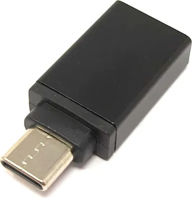 Produktbild von USB 3.1 Adapter Typ C Stecker zu 3.0 A Buchse Kabel in Schwarz