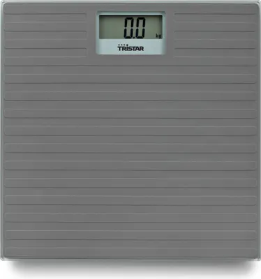 Produktbild von Tristar WG-2431 Personenwaage, Elektronische Personenwaage, 150 kg, 100 g, Grau, g, oz, kg, lb, Quadratisch