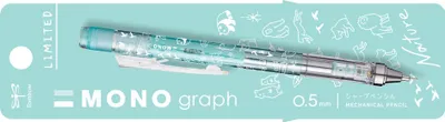 Produktbild von Tombow Druckbleistift MONO graph nature "Animal" türkis