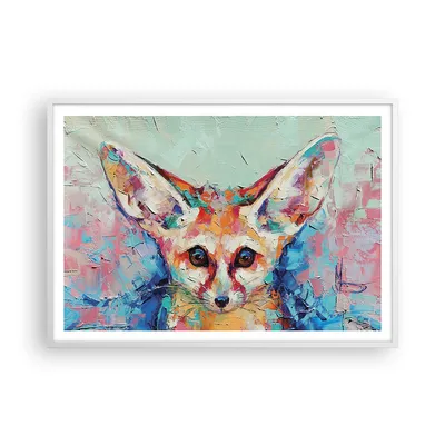 Produktbild von Gerahmtes Poster - Weißer Rahmen - Klein November Bunt - 100x70 cm - Wand Bild - Wanddeko - Wandbilder - Kunstposter - Wandposter - Bilderrahmen - Bilder - Kunstdruck - P2WAA100x70-4568