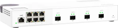 Produktbild von QNAP QSW-M2106-4S - Switch - managed - 6 x 2.5GBase-T + 4 x 10Gb Ethernet SFP+ - Desktop