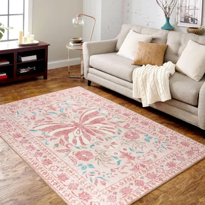 Produktbild von Teppich 120x180 cm, rutschfest, waschbar, kurzflor, für Wohnzimmer