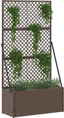 Obrázek produktu pro vidaXL Zahradní treláž Hnědá 70 x 30 x 135 cm Kovová