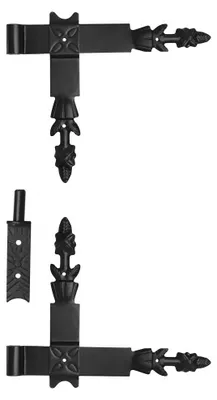 Produktbild von RETRO-SCHMIEßSCHARNIER 300×230, SET – 2 STÜCK – LB ZDK30