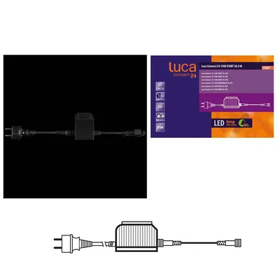 Produktbild von Luca Lighting Weihnachtsbeleuchtung Connect - 20x1x1 cm - Andere - Schwarz