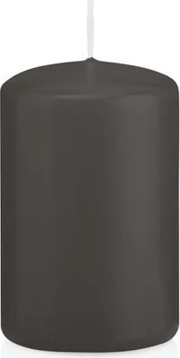 Produktbild von Wiedemann Stumpenkerzen Grau 80 x Ø 48 mm, 24 Stück