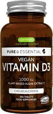 Obrázok produktu pre Igennus Vitamín D3 1000 IU vegan