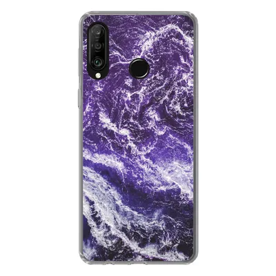 Produktbild von MuchoWow® Handyhülle Schutzhülle Hülle für Huawei P30 Lite Mineralien - Muster - Naturstein Silikon Softcase Handy Hülle - Handyhülle