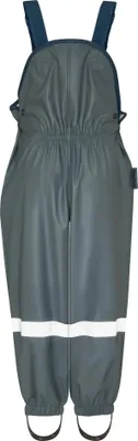 Produktbild von Playshoes - Regenlatzhose mit Fleece-Futter - Dunkelgrau, 92