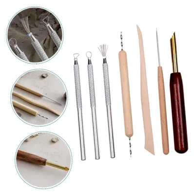 Produktbild von Werkzeugset für die Modellierung von Tonskulpturen