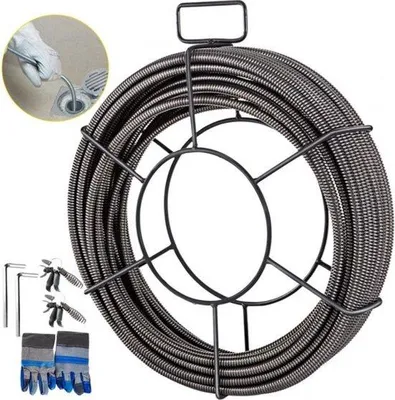 Immagine prodotto di Sgrovigliatore - Pulitore manuale a spirale da 15 m