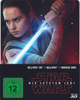 Produktbild von Blu-ray - Star Wars: Die Letzten Jedi (2D & 3D Steelbook Edition) (VÖ26.04.2018)