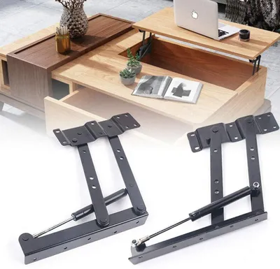 Produktbild von Möbelscharnierfeder, 2 Stück Klapp Lift Up Feder Scharniere für verstellbare Couchtische