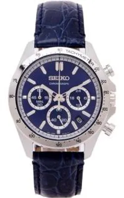 Produktbild von Seiko Chronograph Blue Spirit Herrenuhr Sbtr019 + Box
