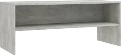 Zdjęcie produktu dla vidaXL Szafka pod TV betonowa szara 100x40x40 cm materiał drewnopochodny