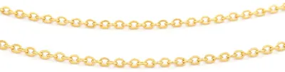 Produktbild von Vintageparts Gliederkette Edelstahl goldfarben PVD 50cm