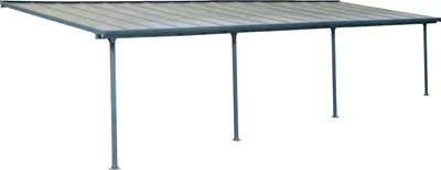 Produktbild von Palram - Canopia Aluminium Terrassenüberdachung Feria Anthrazit 295x1035x305 cm
