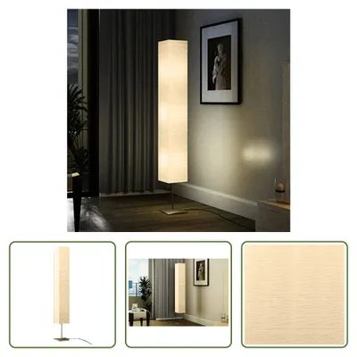 Produktbild von The Living Store Standleuchte mit Stahlständer 170 cm Beige