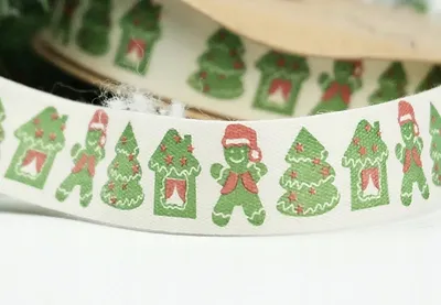 Produktbild von Emized Weihnachtsband Geschenkverpackung Dekoband 2,5 cm