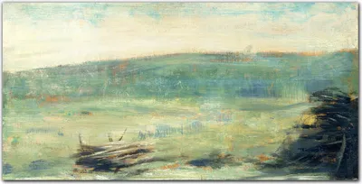 Produktbild von Coloray Küchenrückwand 140x70 Spritzschutz aus Glas - Landschaft bei Saint Ouen Seurat