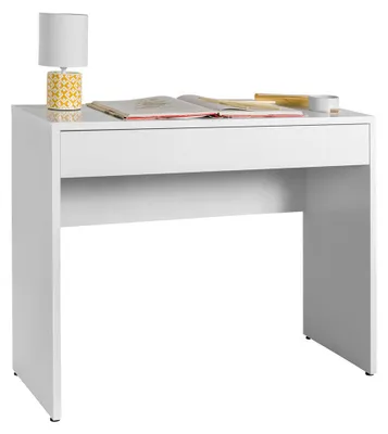 Immagine prodotto di Scrivania Con Cassetto Linea 'Espresso' Cm. 100 X 40,5 X H.81,4 - Laccato Bianco