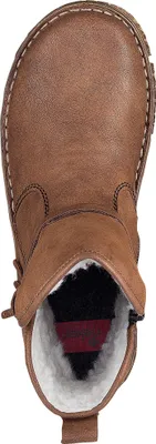 Produktbild von Rieker Damen Stiefelette Zierriemen flach Warmfutter Reißverschluss Z3772, Größe:41 EU, Farbe:Braun