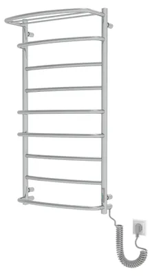 Zdjęcie produktu dla ELNA Cascade with Shelf 9 Grzejnik łazienkowy elektryczny 168W 101x53 cm chrom