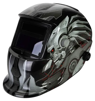 Schweißhelm automatisch DIN9-13, 2 Sensoren, UV/IR-Schutz, 3 Linsen