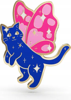 Obrázek produktu pro PINETS ButterflyCat kovový špendlík