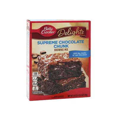 Produktbild von Betty Crocker Supreme Chocolate Chunk Brownie Mix 510g