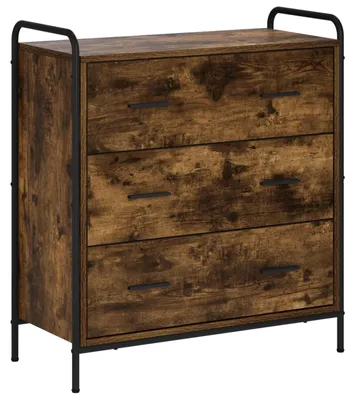 Immagine prodotto di Credenza Rovere Fumo 97 x 33 x 81 cm Legno ingegnerizzato