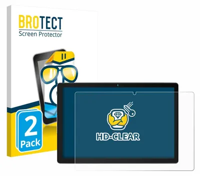 Produktbild von 2x Für Yicty MB1001 10.1" Schutzfolie BROTECT Displayschutz Display Schutz Folie Klar Transparent