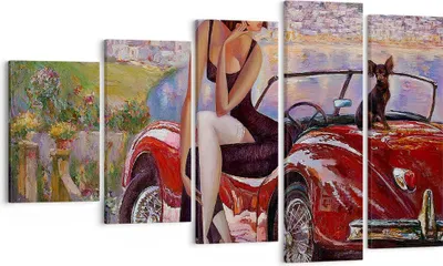 Produktbild von Bild auf Leinwand - Leinwandbild - frau modern - 100x60cm - Wand Bild - Wanddeko - Wandbilder - Leinwanddruck - Bilder - Kunstdruck - Wanddekoration - Leinwand bilder - Wandkunst - EG100x60-3468