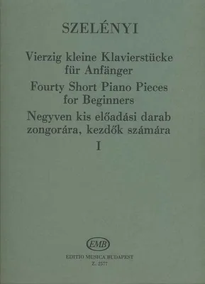 Produktbild von 40 kleine Klavierstücke für Anfänger Band 1