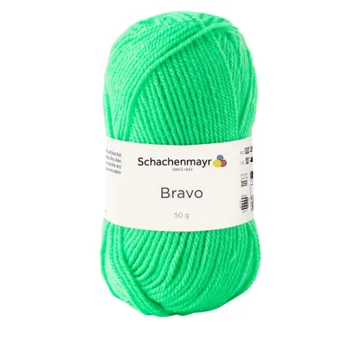 Image de Schachenmayr Bravo, fil à tricoter à la main, 50 g, vert fluo