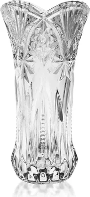 Produktbild von Famanu Kristallvase Moderne Blumenvasen - 29 cm - Zylindrisches Design