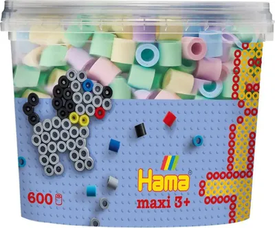 Obrázek produktu pro Hama Beads 8574, Kreativní souprava pro děti, 3 rok/roky, Vícebarevný, 600 kusů