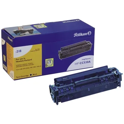 Produktbild von Pelikan Toner HP CC530A 1218bk schwarz rebuilt