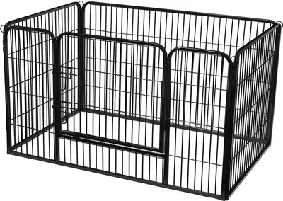 Immagine prodotto di FEANDREA, recinto per cuccioli, recinto per cani, recinto per esterni, box per cani 122 x 80 x 70 cm