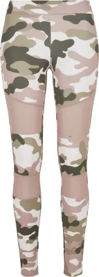 Obrázek produktu pro Dámské leginy Urban Classics Ladies Camo Tech Mesh Leggings duskrose camo - M