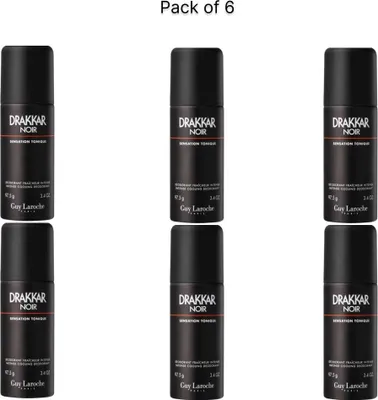 Immagine prodotto di Guy Laroche - Drakkar Black - Deodorante per uomo 6*150ml