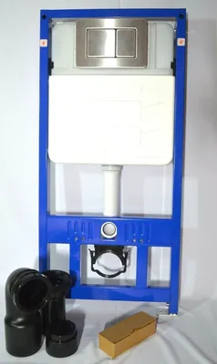 Produktbild von Vorwandelement mit 2 Drückerplatte Betätigung, Edelstahl Drückerplatte für die Sigma Serie,UP320 /UP300 Vorwandelement mit set,