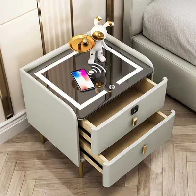 Obrázok produktu pre Inteligentná nabíjacia zásuvka Smart Table v interiéri spálne JVmoebel
