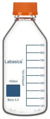 Laborflasche aus Borosilikatglas, 1000 ml, GL45-Verschluss