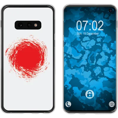 Produktbild von PhoneNatic Case kompatibel mit Samsung Galaxy S10e Silikon-Hülle WM Japan M7