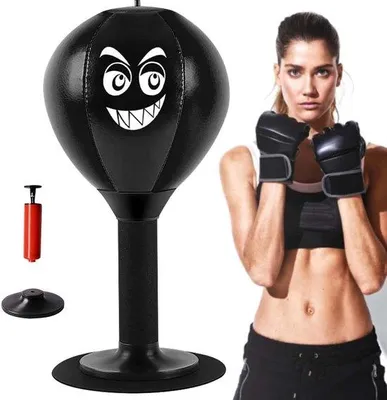 Image de Punchball anti-stress pour le bureau, avec poignées, pour enfants et adultes