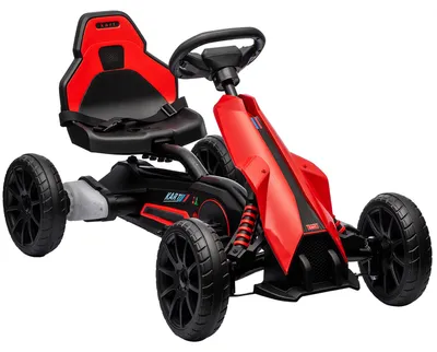 Produktbild von Elektro Go-Kart für Kinder 3-5km/h Gokart mit 2-Fach verstellbarem Geschwindigkeit, Sicherheitsgurt, EVA-Räder für 3-8